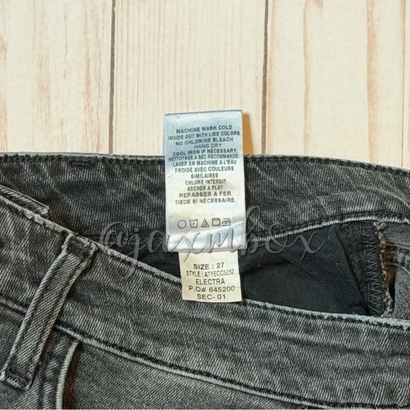 Joe's Jeans The Skinny Electra Dark Gray Size 27 - Picture 6 of 8